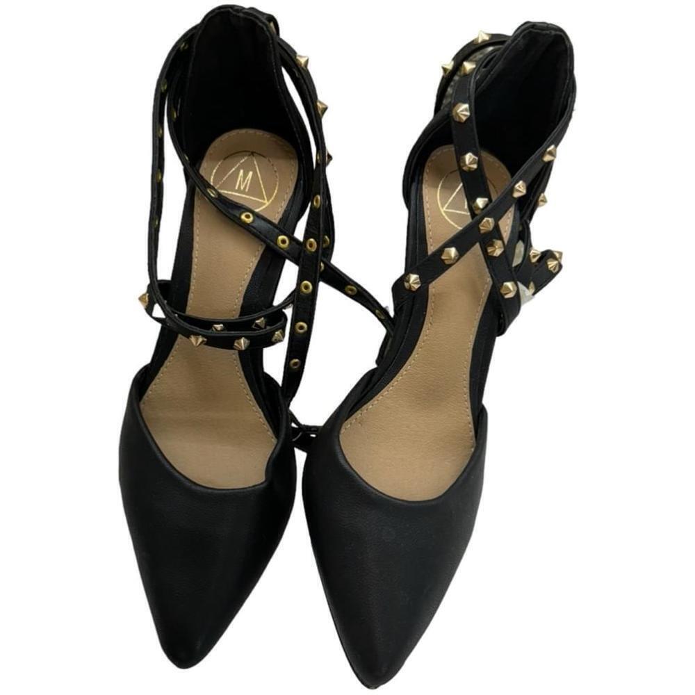 Brand M size 5.5 black high heels like new